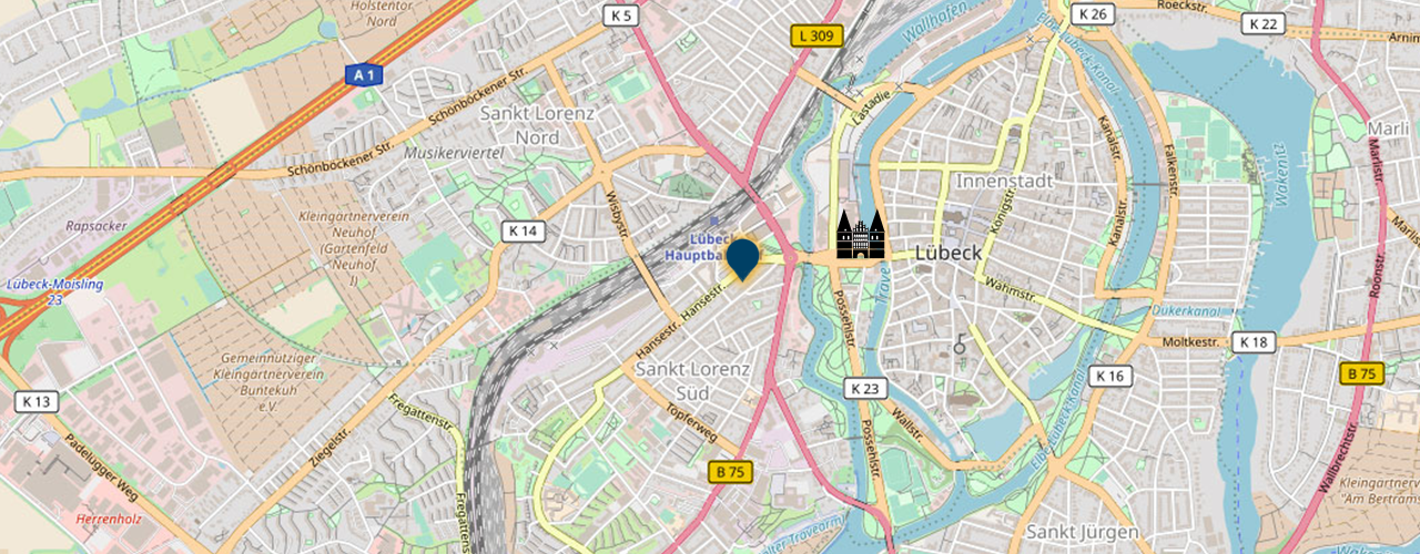 Anfahrtskarte von Google Maps öffnet in neuem Fenster